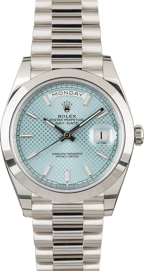rolex blue presidential